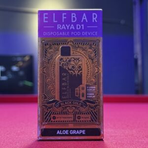 elfbar raya d1 black gold edition