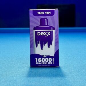 dexx 16k disposable vape taro yam