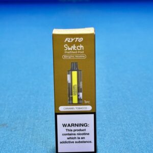 flyto switch 6k prefilled cartridge caramel tobacco