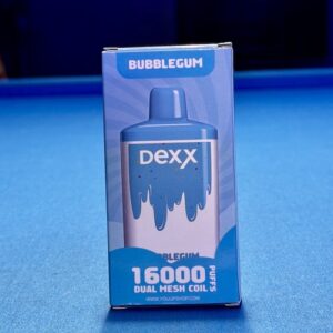 dexx 16k disposable vape bubblegum