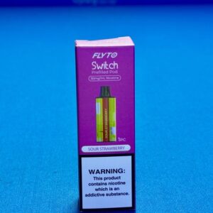flyto switch 6k prefilled cartridge sour strawberry